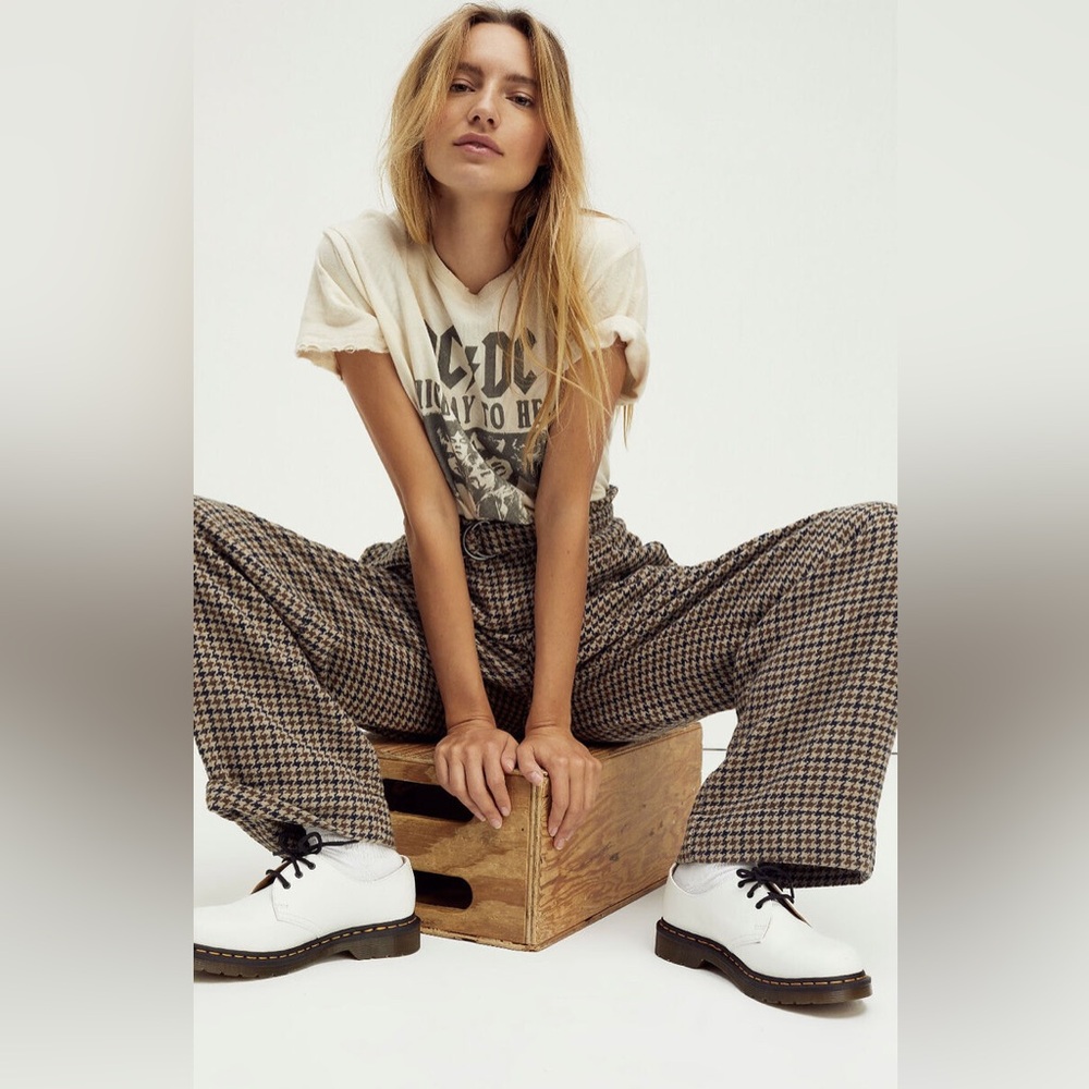 Free People Maryam Paper Bag Wool Pants Size S Like Mint Condition